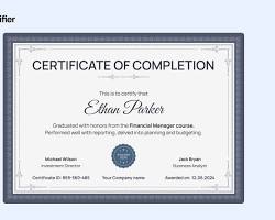 Hình ảnh về Certificate of IT completion