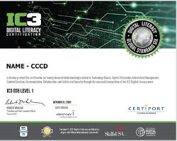 Hình ảnh về IC3 Certificate