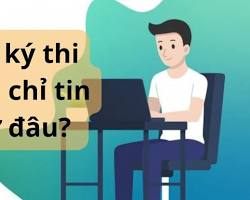 Hình ảnh về Người đang đăng ký thi chứng chỉ tin học online