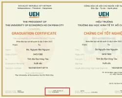 Hình ảnh về Học viên Học viện Đào tạo Trực tuyến nhận chứng chỉ