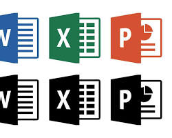 Hình ảnh về Microsoft Office Software icons  Word, Excel, PowerPoint