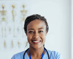 Hình ảnh về nurse smiling confidently