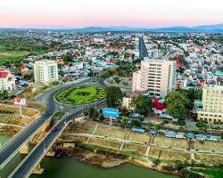 Hình ảnh về Kon Tum Cityscape with modern buildings