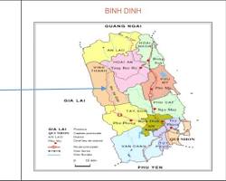 Hình ảnh về Map of Bình Định Province