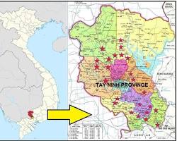 Hình ảnh về Map of Tay Ninh Province